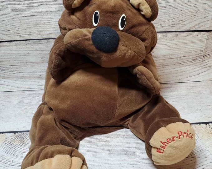 Vintage Fisher Price Rumple Bear Plush 6811, 1993, Kids Stuffed Animal Etsy