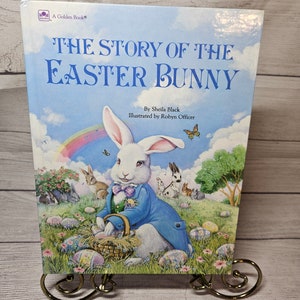 The Story of the Easter Bunny by Sheila Black 1988 Golden Book Hardcover, Western Publishing Co, Children&#39;s Easter Book