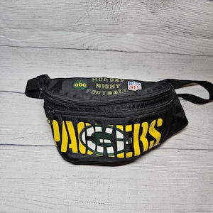 Vintage Green Bay Packers Fanny Pack - Monday Night Football - ABC and NFL - La Rue Waist Bag