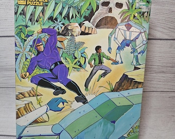 Defenders of the Earth Puzzle - 200 Pieces - COMPLETE! - 1986 Golden - Vintage Children's Puzzle