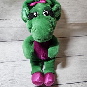 Vintage Baby Bop Plush 14&quot; from the Barney And Friends 1992 The Lyons Group Kids Stuffed Animal Barney the Dinosaur
