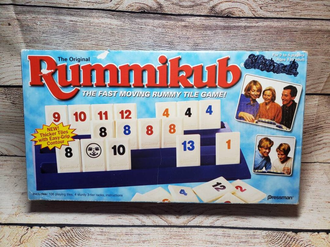 Vintage Rummikub COMPLETE Rummy Tile Game 1997 Pressman Etsy