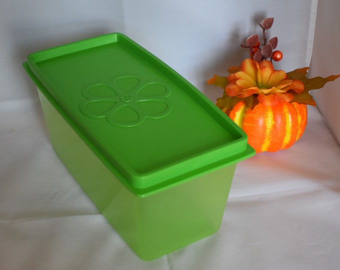 Vintage Rubbermaid Container 2 Quarts Green With Lid 1970s Etsy