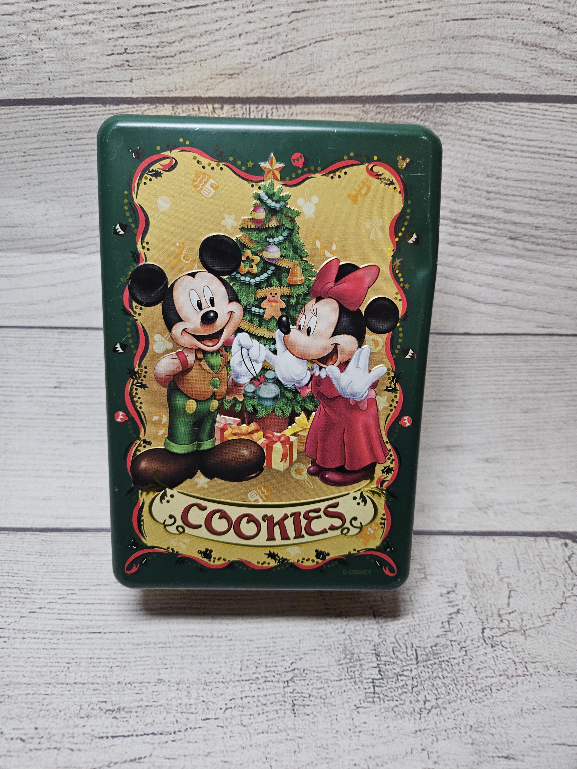 Vintage Tokyo Disneyland Christmas Cookie Tin - Christmas Fantasy