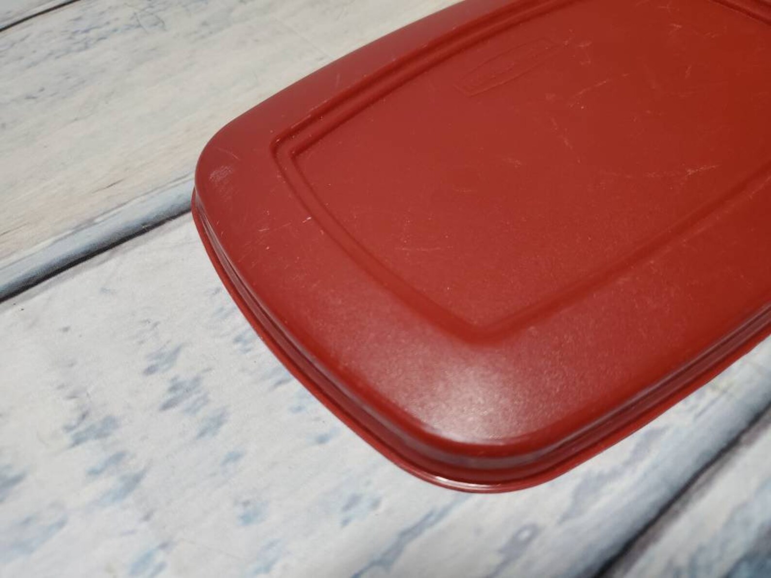 Vintage Rubbermaid Replacement Lid 402B 7 Red Etsy