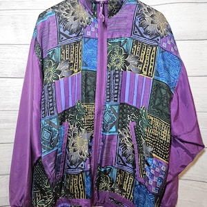 90's「Vintage」COACO Silk Full Zip Blouson Coaco Silk Jacket - Etsy