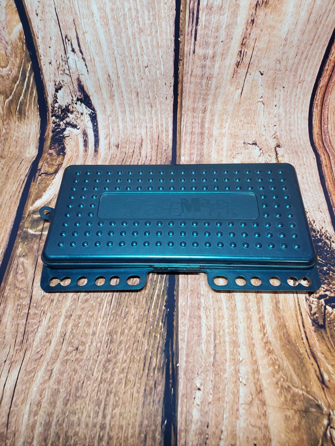 Vintage Spacemaker Pencil Box Case Binder Holes Flat Thin Pen Storage ...