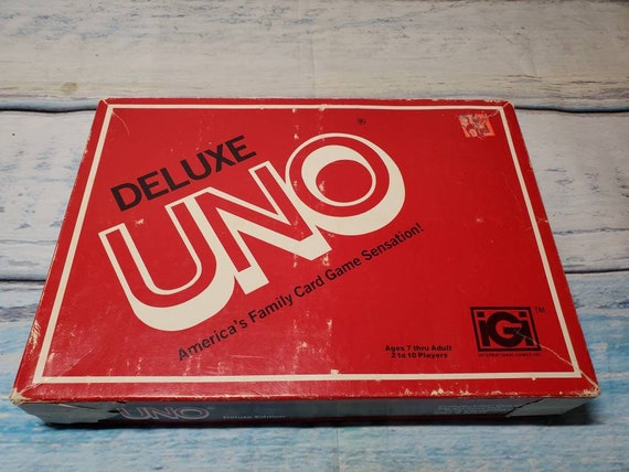 Vintage 1978 UNO Card Game 108 Cards Complete Set in Box