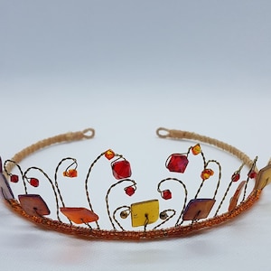 Crystal Red Tiara