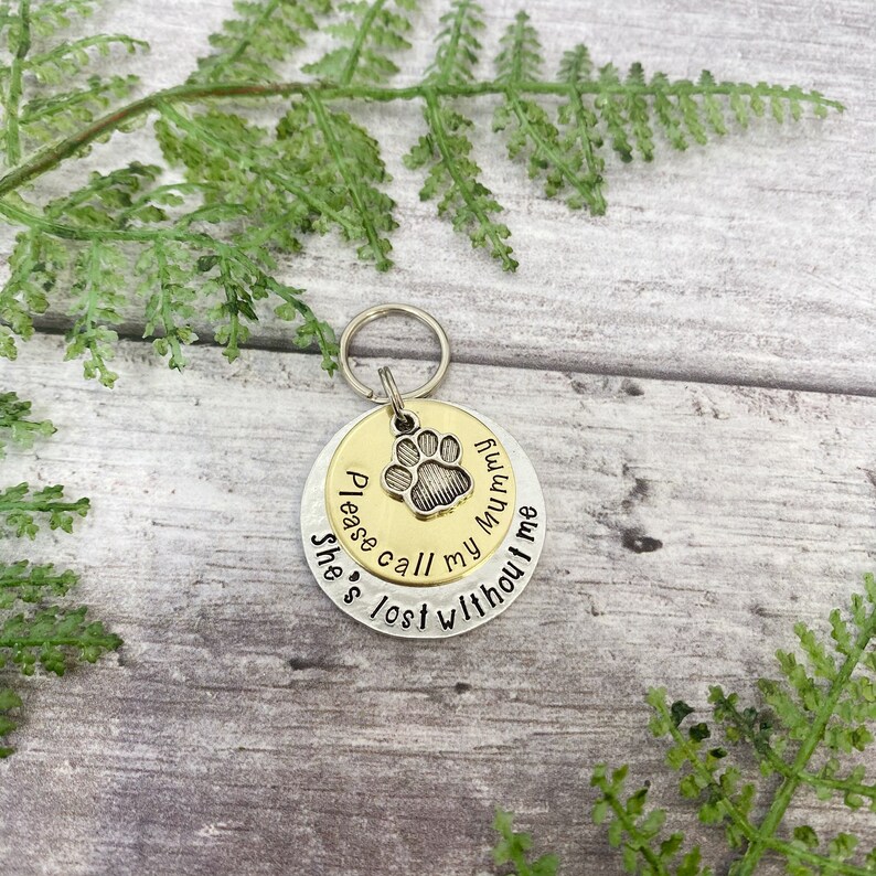 Dog Tag Lost Without Me Dog Tag Im Lost Dog Tag Call my Etsy