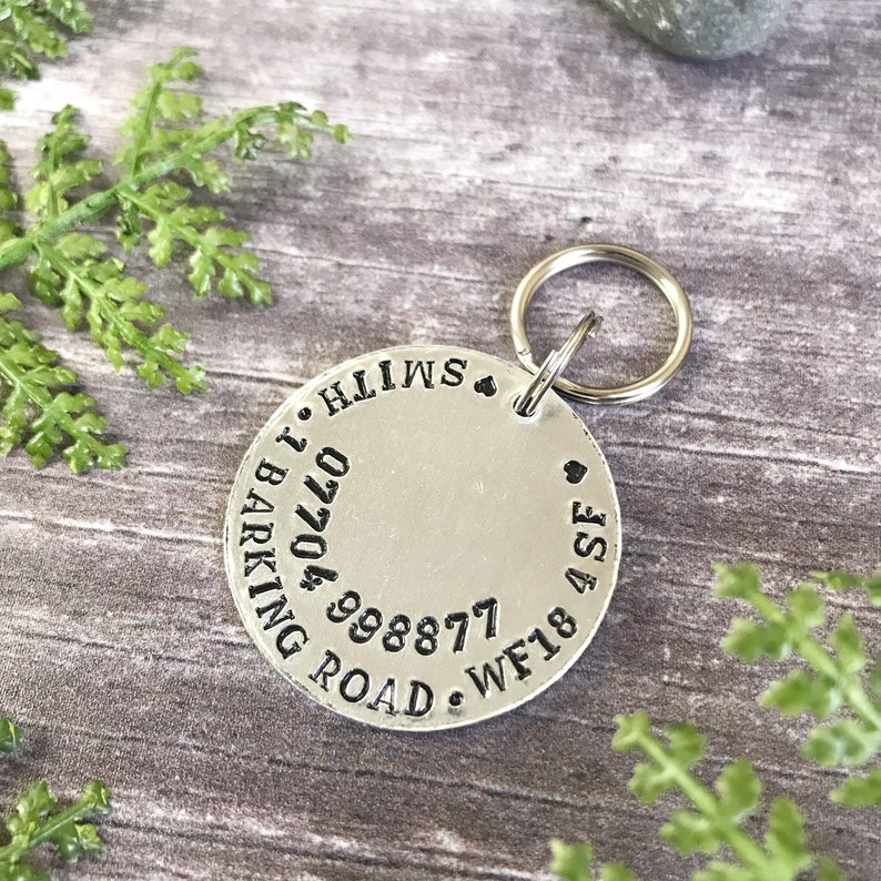 Dog Tag Call My Humans Personalised Dog Tag I'm Lost Etsy