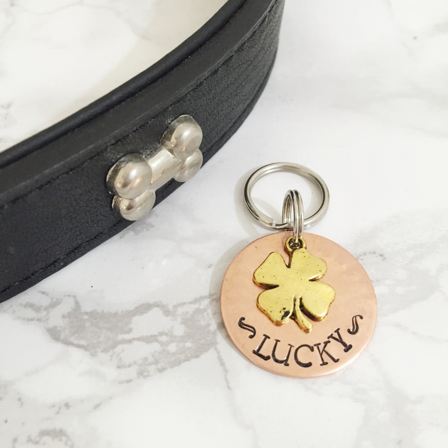 lucky-personalised-dog-tag-four-leaf-clover-pet-tag-small-etsy