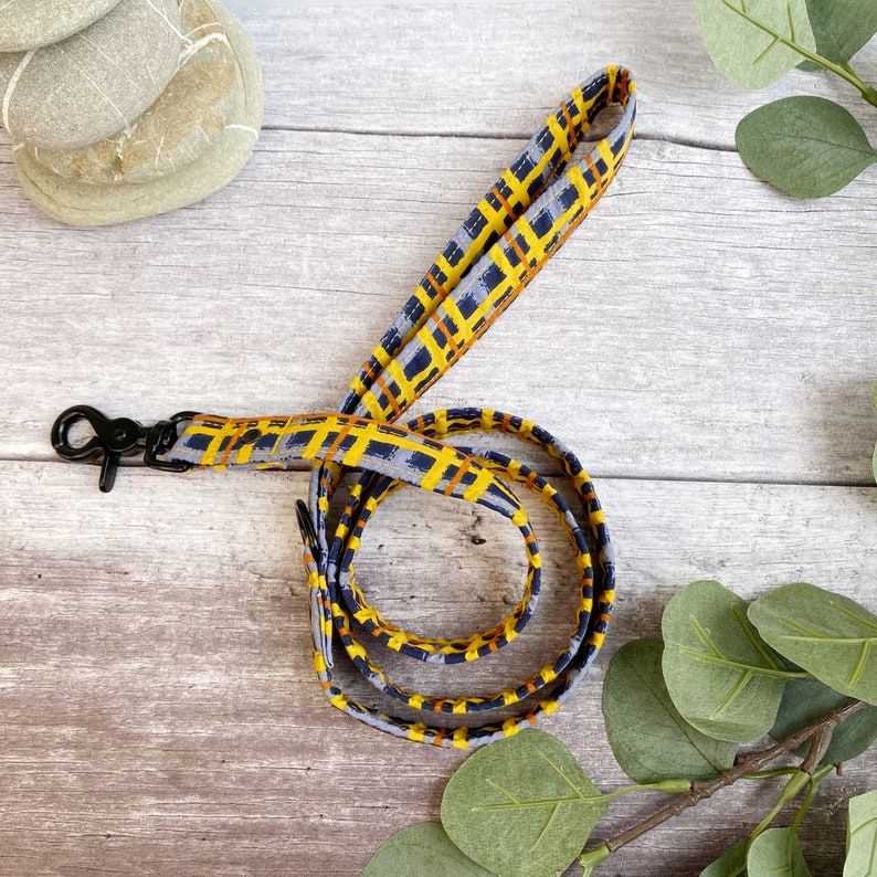 Hund Blei Herbst plaid Hund Blei Karierte Hundeleine Etsy