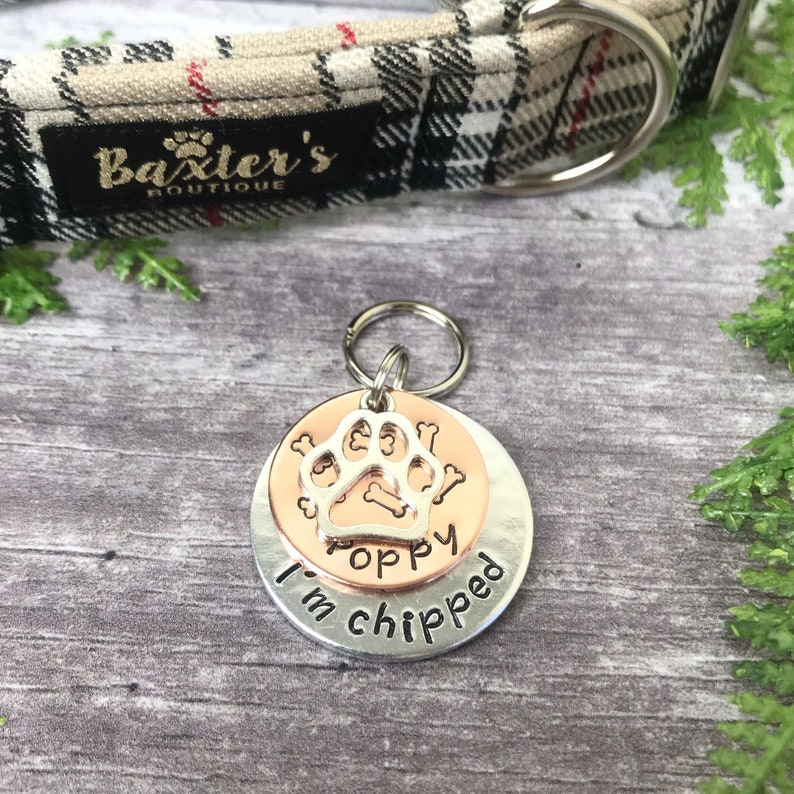 Medaglietta per cani Ossa ossa ossa personalizzata Dog Tag Etsy