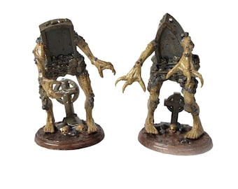 Monstruos de lápida - para Lemax Spooky Town y Dept 56 Halloween Villages