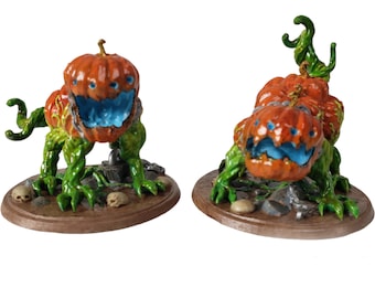 Perros calabaza: para Lemax Spooky Town y Dept 56 Halloween Villages