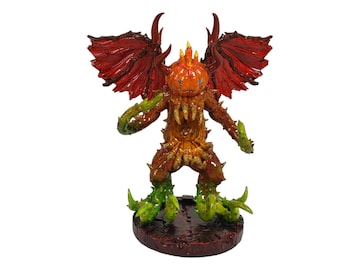 Calabaza infernal gigante: para Lemax Spooky Town y Dept 56 Halloween Villages