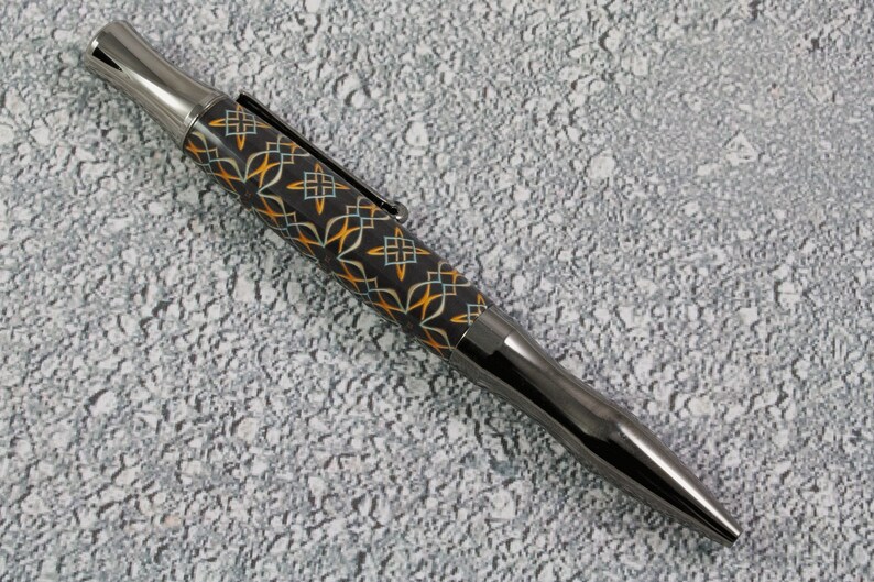 Handcrafted, Victorian Design Ballpoint Pen, Fathers Day Gift image 2