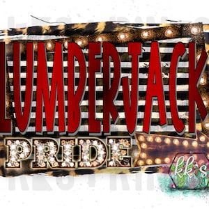 Lumberjacks, School Pride Leopard Design, Sublimation Design Download, Transparent PNG