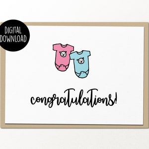 Jumeaux Bebe A Imprimer Felicitations Telechargement Numerique Etsy Jumeaux Bebe A Imprimer Felicitations Telechargement Numerique Etsy
