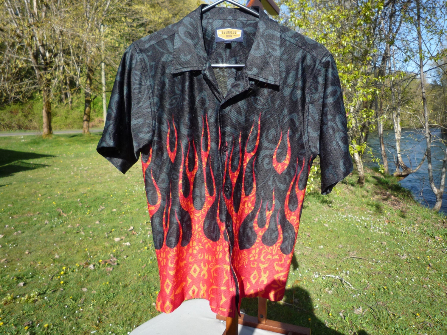RICKY TPB Flame Shirt Boys XL - Etsy 