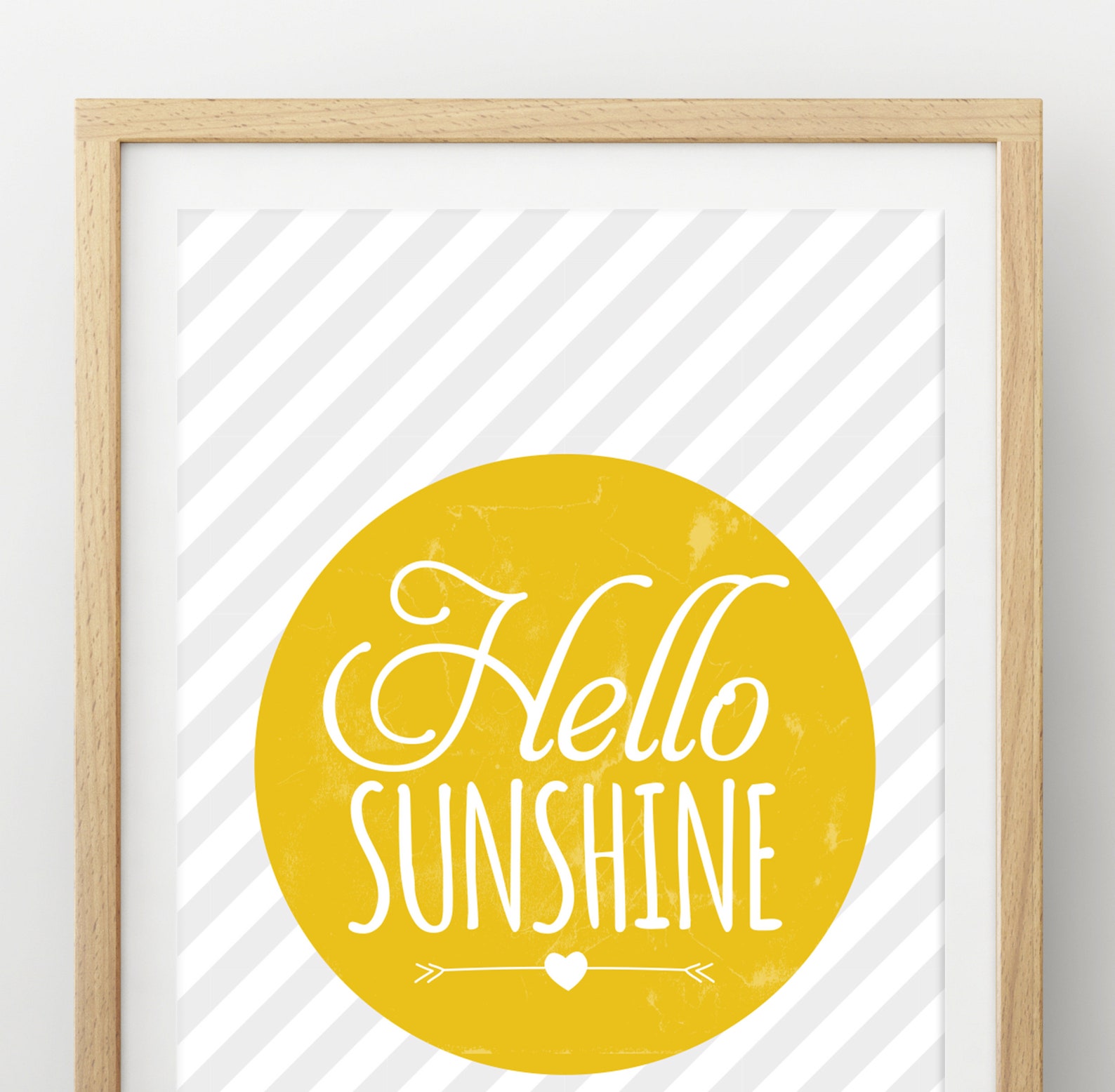 Hello Sunshine Quote Prints Nursery Wall Art Quote Etsy