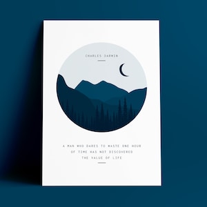 Wissenschaft Kunst, Charles Darwin Druck, Zitat Druck, Wissenschaftsdruck, Charles Darwin Zitat, Literarischer Druck, Wissenschaft Geschenk, Wissenschafts Poster, Evolution