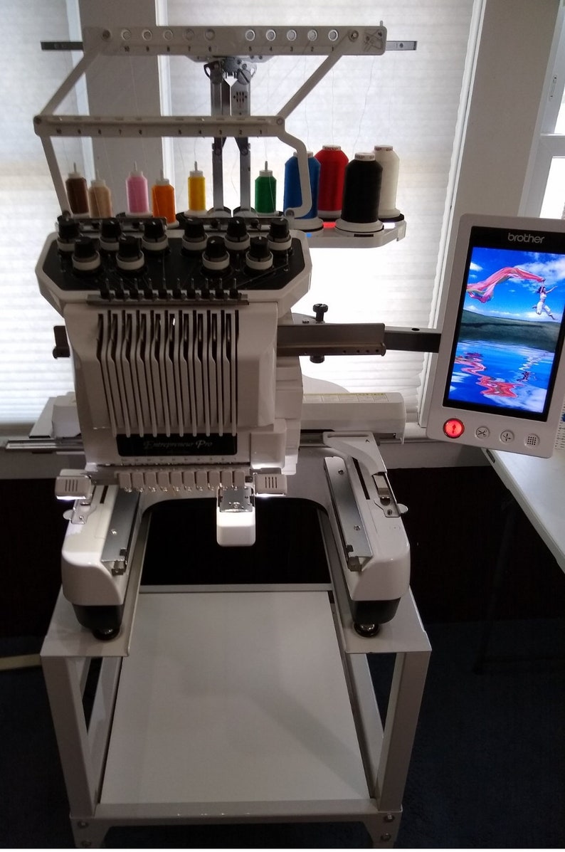 Brother PR1000e Entrepreneur Pro Home Embroidery Machine Etsy