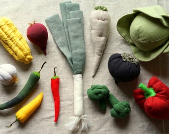 Play food set, Autumn Vegetables II