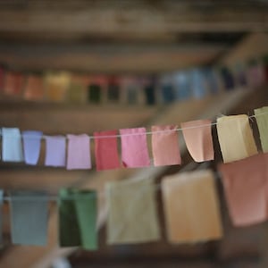 10 metri di ritagli di tessuto "Calm Rainbow"