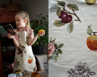 FRUITS, Montessori inspired kids apron