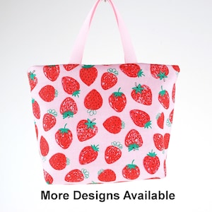 Fruit Themed Fabric Gift Bag, Party Favor Bag, Choose from 5 Different Designs