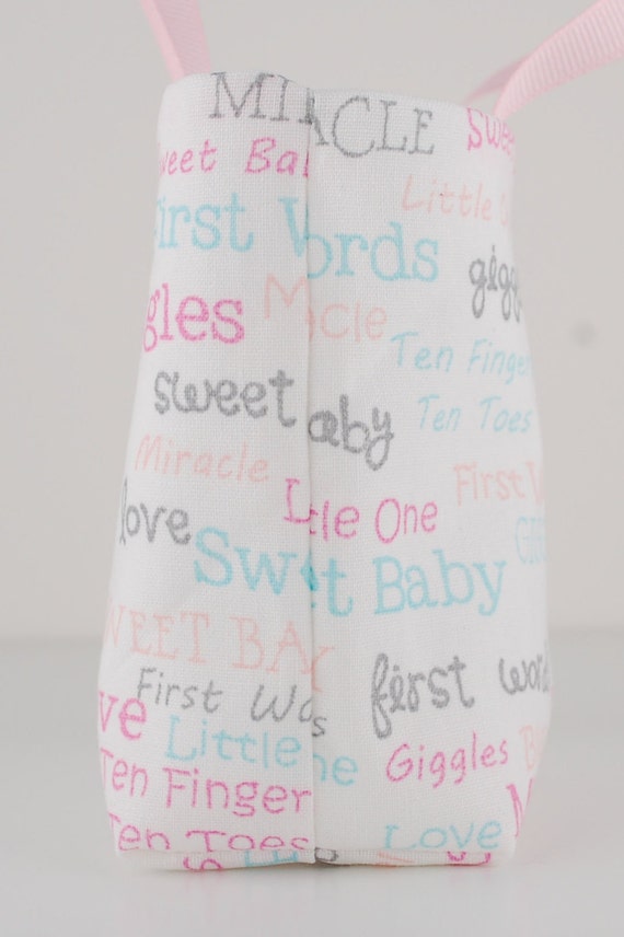 Gift bagfabric gift bagtotebaby gift bagtote bagbaby shower