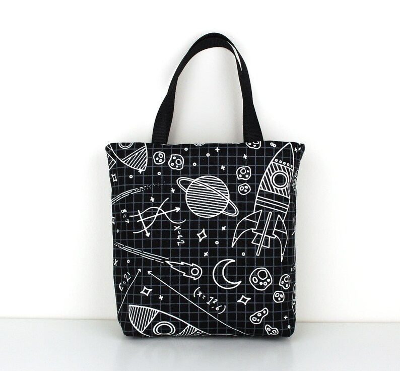 Outer Space Themed Fabric Gift Bag Outer Space Goody Bag Etsy