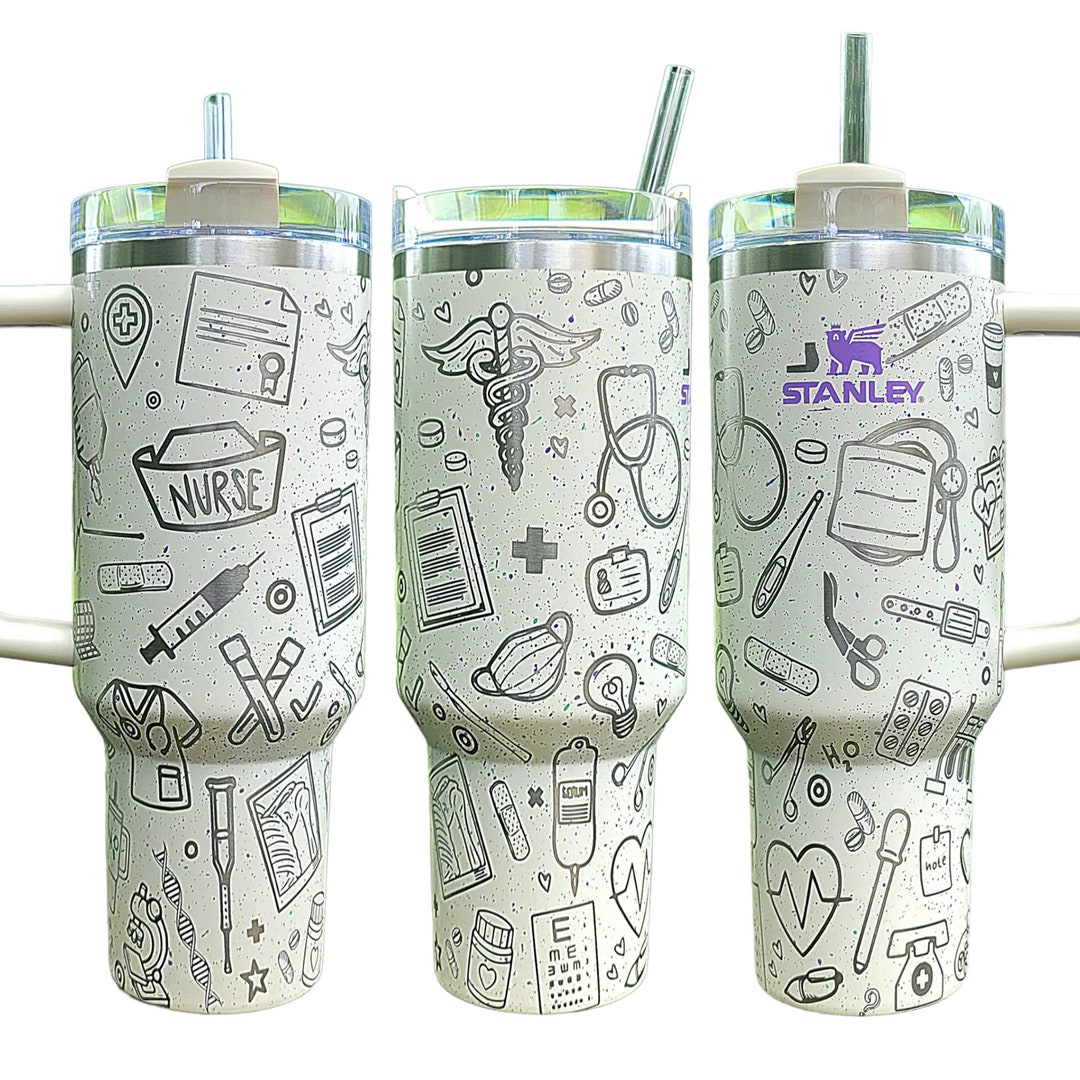 Nurse Stanley Nursing Engraving Nurse Tumbler Hospital Etsy