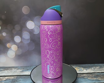 Custom Engraved Owala Water Bottle – 32oz Insulated Stainless Steel with Cute Rubber Duck Design – Personalized Tumbler Gift for Kids & Teen