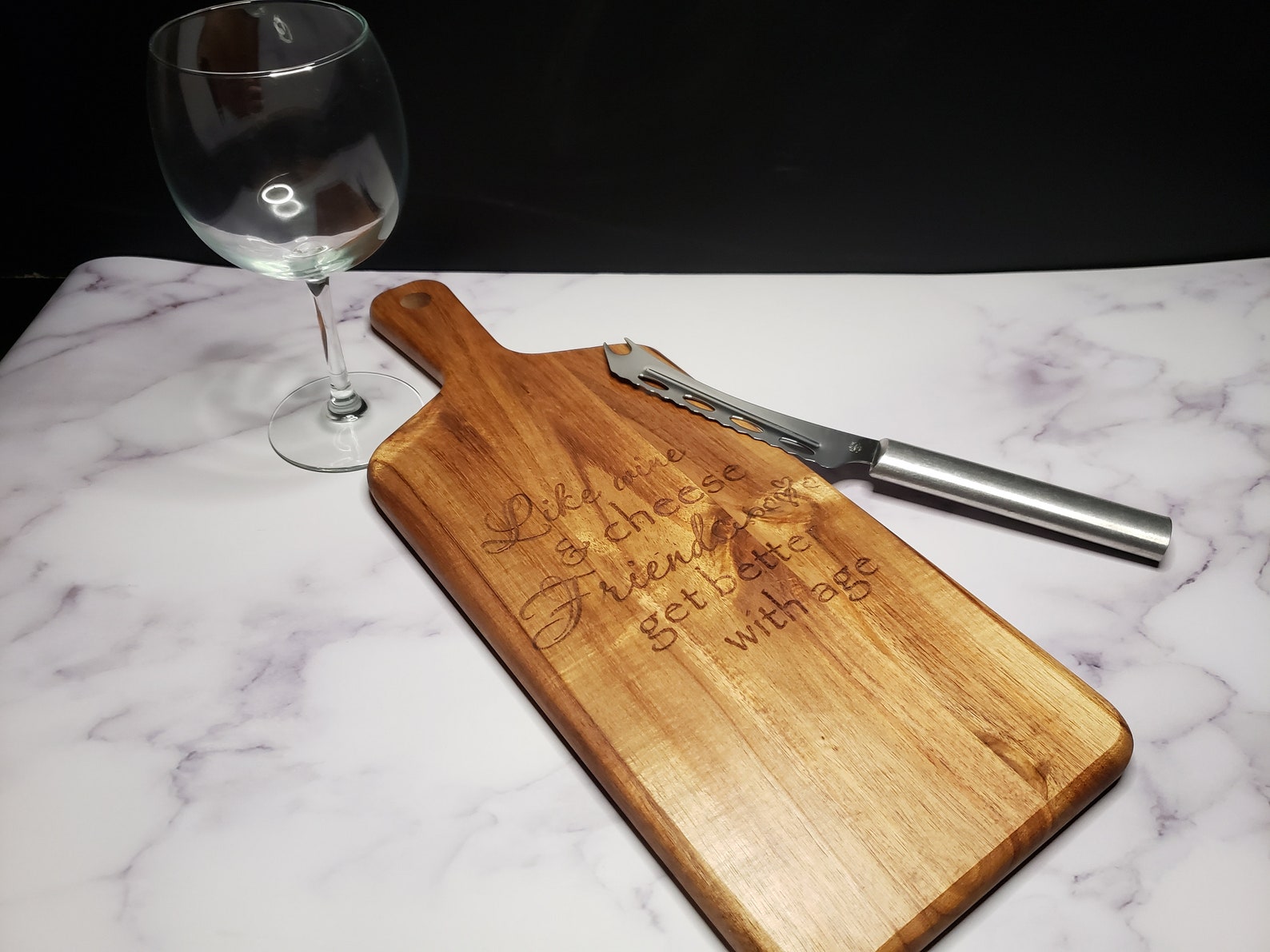 Friend Cutting Board Aged Wine Aged Cheese Cutting Board Etsy