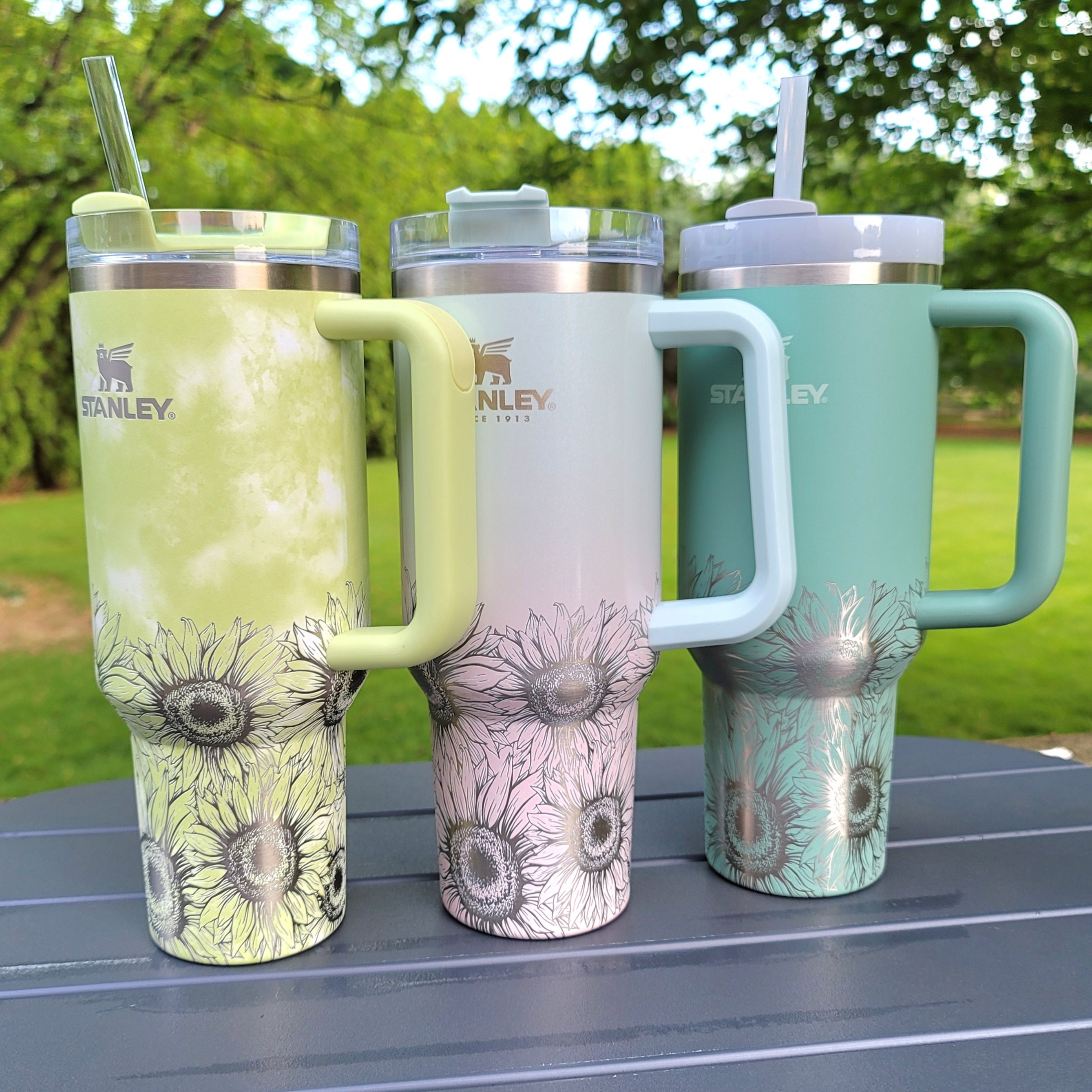 Custom Dyed azalea Stanley 30 Oz Tumbler 