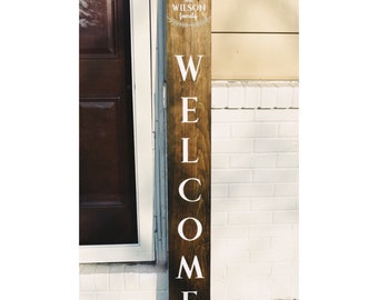 Välkomstskylt || Familj || Entré || Utomhusskylt || Specialanpassad