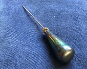1930s Hatpin 1920s Hat Pin Art Deco Hat pin Geometric Hat Pin Stick Pin 1930s Brooch Aurora Borealis Hatpin Vintage Antique Hatpin