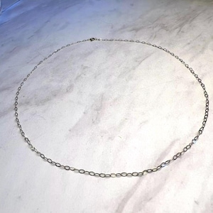 Vintage Silver Anchor Chain Vintage Silver Necklace Vintage Silver Jewelry 925 silver anchor chain 16inch silver chain 16in silver necklace