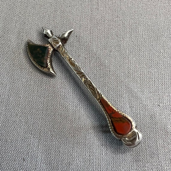 Scottish Pebble Brooch Antique Brooch Victorian P… - image 7