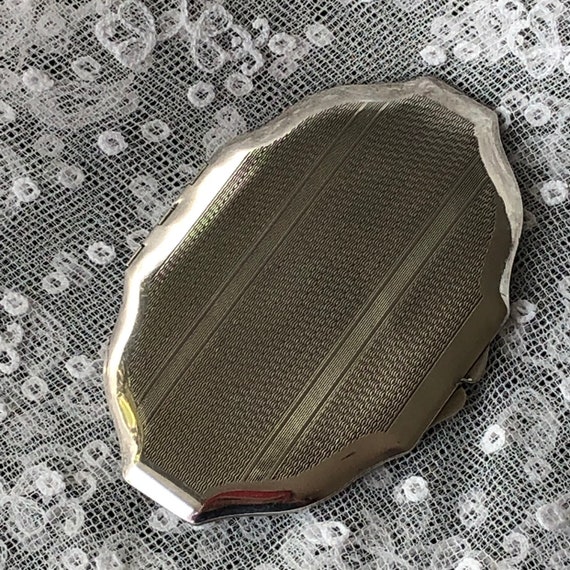Silver Compact Art Deco Compact Hallmarked Silver