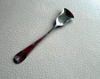 Antique Silver Salt Spoon: Georgian Sugar Shovel