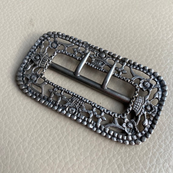 Antique silver buckle discount