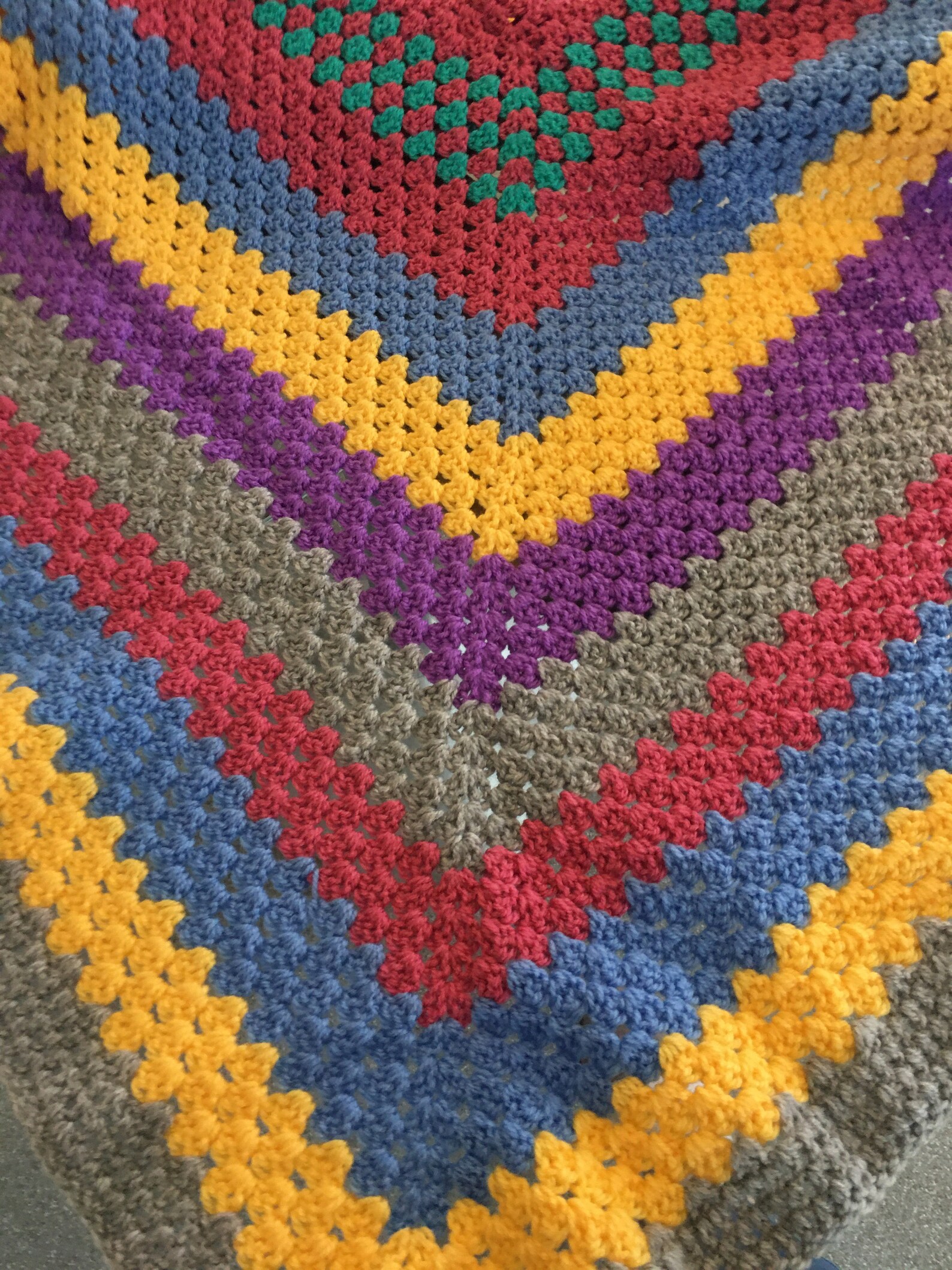 1970s Crochet Throw Crochet Blanket Crochet Bed Cover Handmade Etsy UK