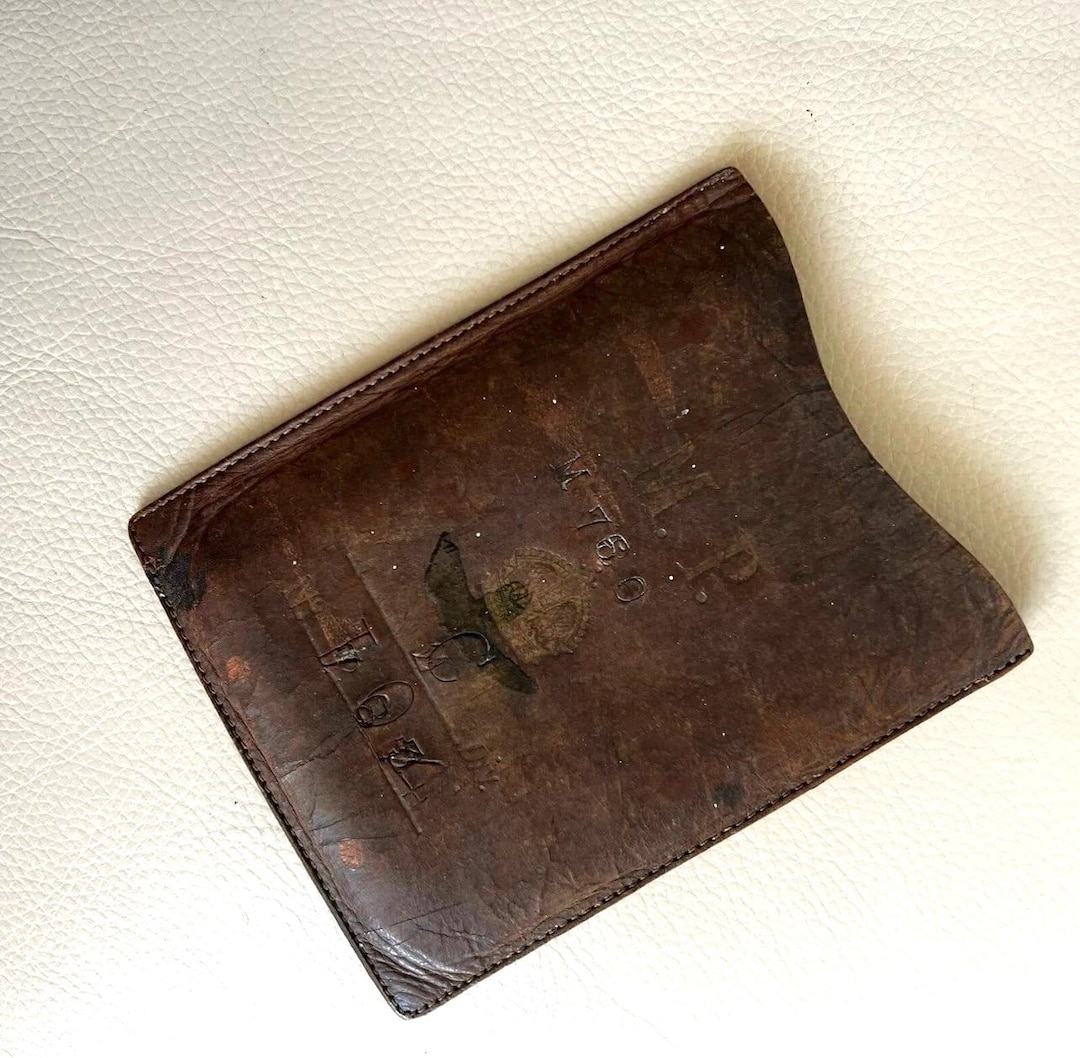 Antique Leather Police Notebook Holder George V Leather Police Notebook ...