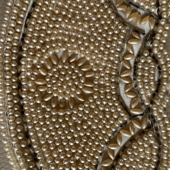 1930s Beaded Purse Vintage Purse Pearl Beaded Bag… - image 3