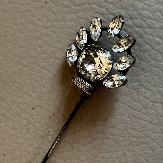 antique hatpin tiara piece combination Victorian … - image 1