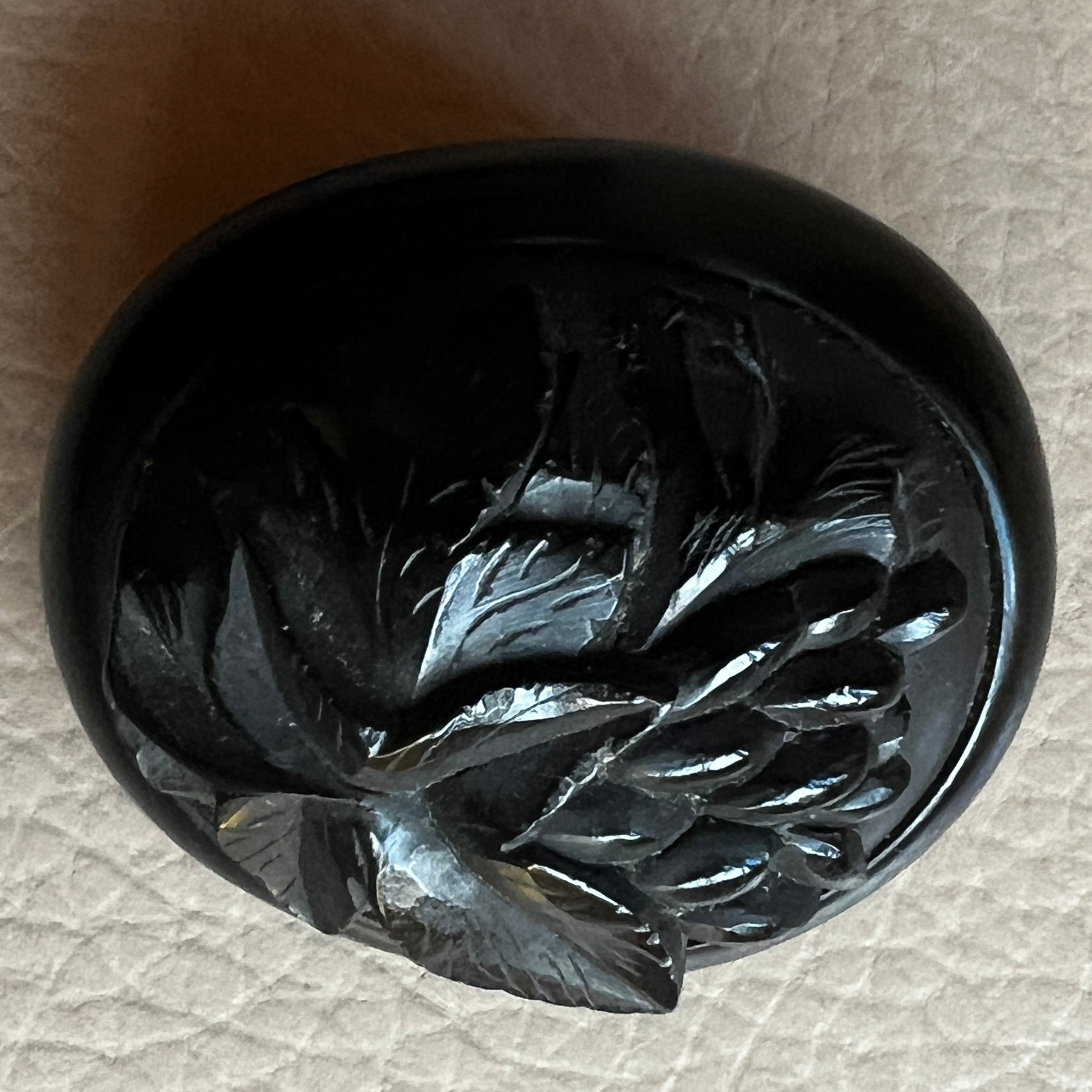 Jet brooch sale